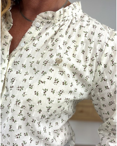 Chemisier fleuri Ortence - taille S/36