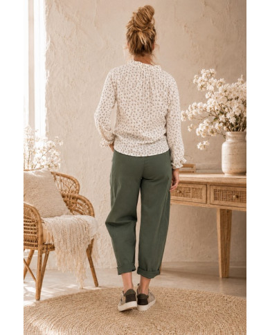 Chemisier fleuri Ortence - taille S/36