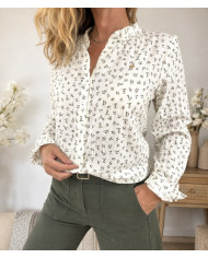 Chemisier fleuri Ortence - taille S/36