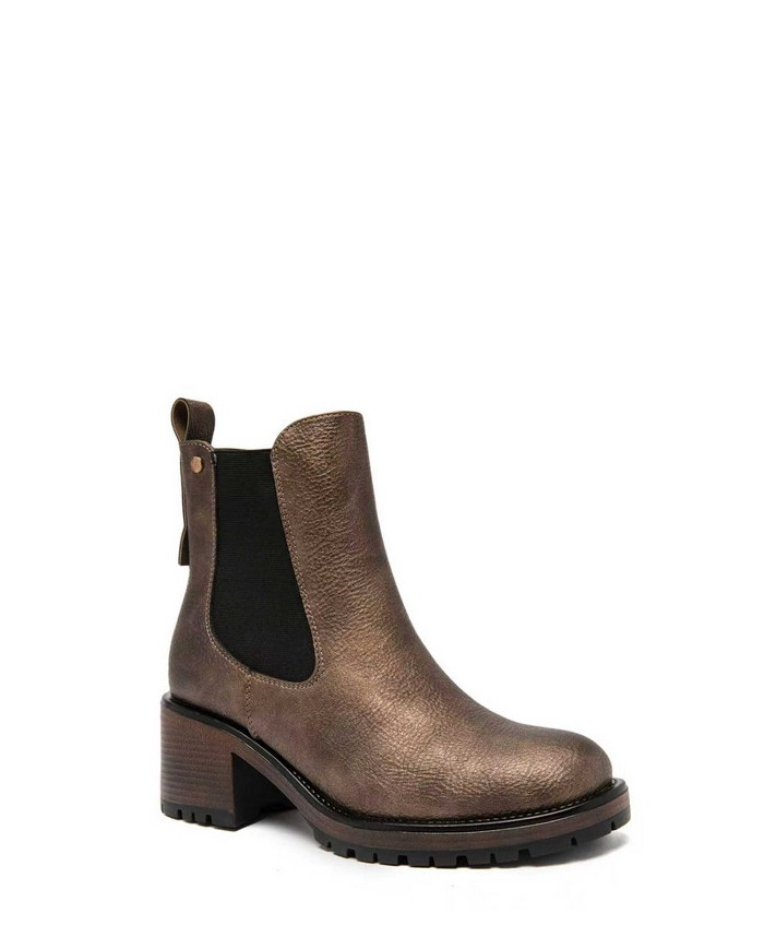 Bottines bronze