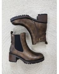 Bottines bronze