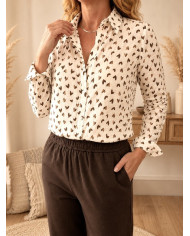 Pantalon flanelle chocolat Thomas