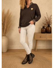 Chemisier léop' beige Simba - taille 40/L
