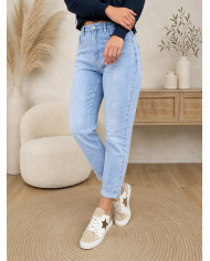 Jean mom bleu clair Emilien