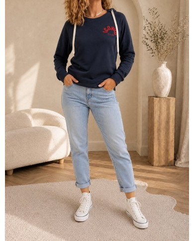 Jean mom bleu clair Emilien