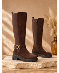 Bottines bronze