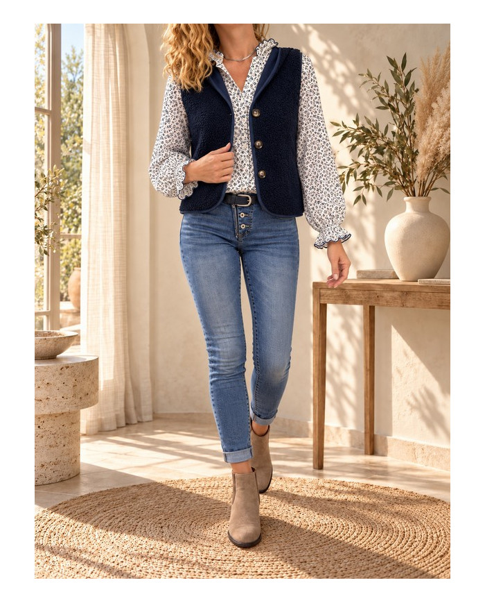 Jean bleu brut Melly