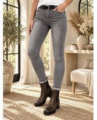 Pantalon wide leg beige Arsène