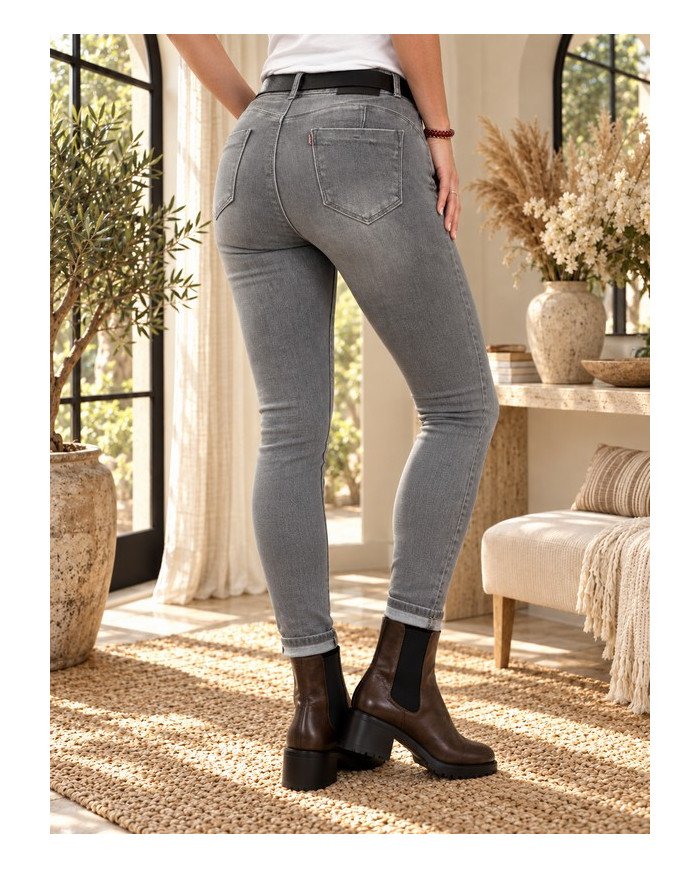 Jean slim gris Dimitri - taille 34