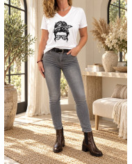 Jean slim gris Dimitri - taille 34