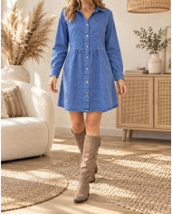 Robe pull noire Jenna