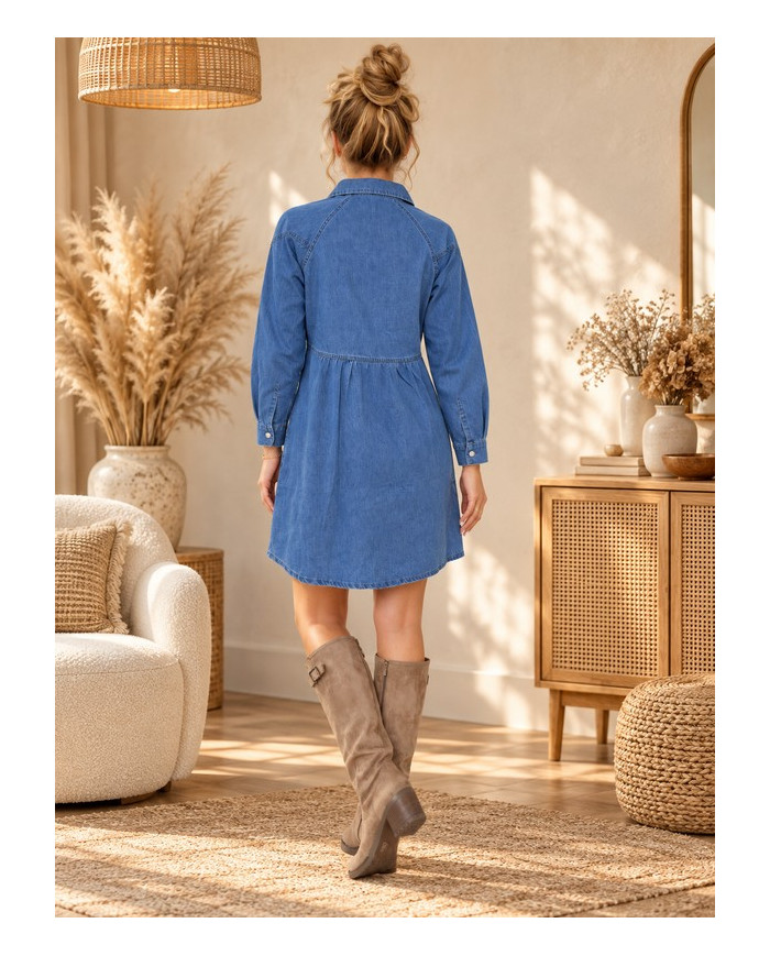 Robe en jean Coralie