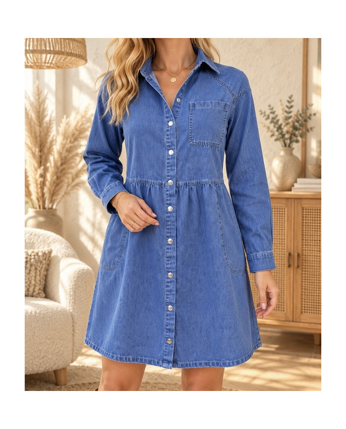 Robe en jean Coralie