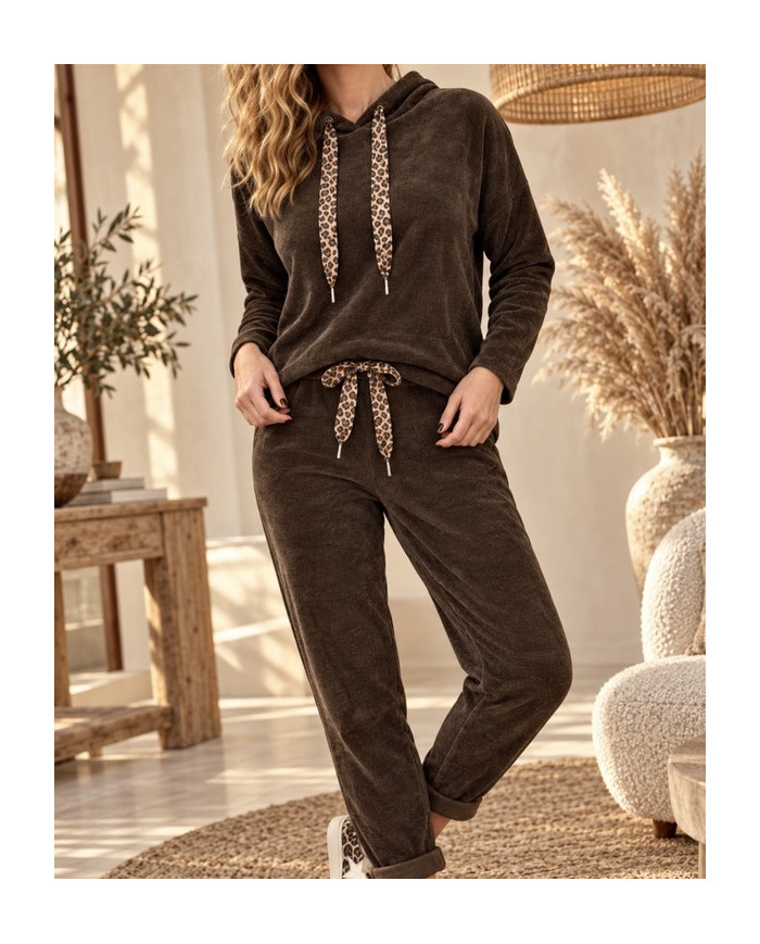 Ensemble en velours chocolat