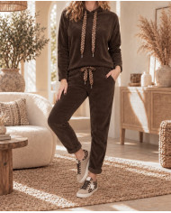 Ensemble en velours camel