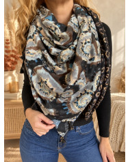 Écharpe chaude patchwork Silia
