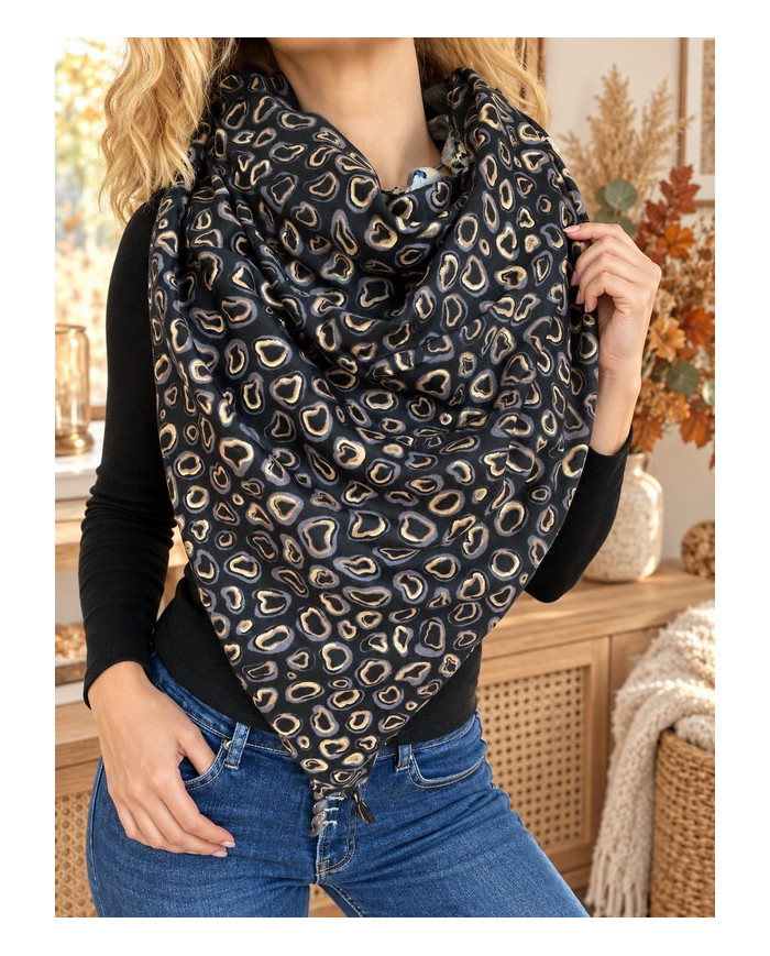 Écharpe chaude patchwork Silia