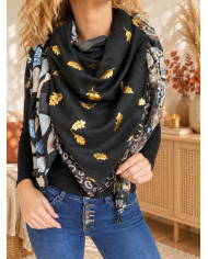 Écharpe chaude patchwork Silia