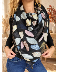 Écharpe chaude patchwork Silia