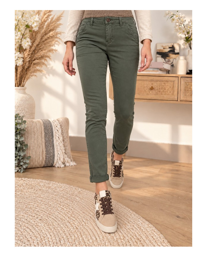 Chino kaki Ernest - TAILLE 42/XL