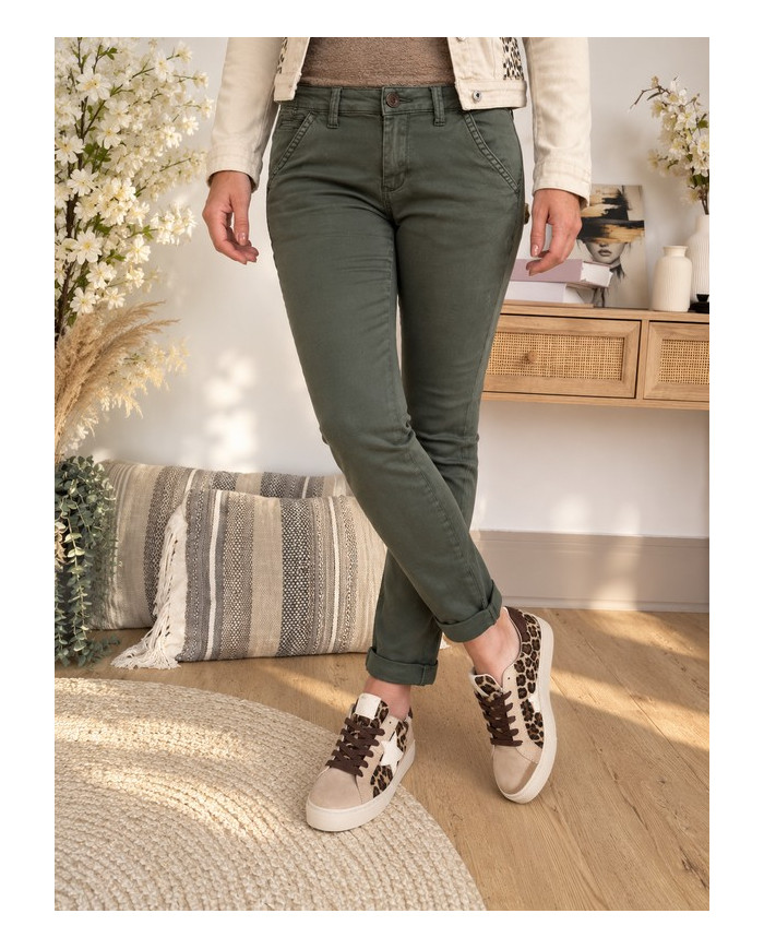 Chino kaki Ernest - TAILLE 42/XL
