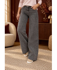 Jean super wide leg gris Giani
