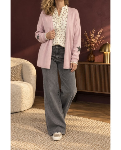 Jean super wide leg gris Giani