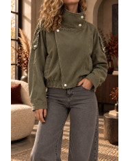 Jupe taupe Tallia