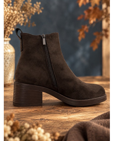 Bottines marron chocolat