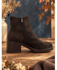 Bottines marron chocolat