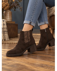 Bottines marron chocolat