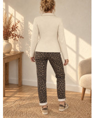Veste toute douce beige clair