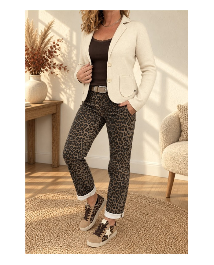 Veste toute douce beige clair