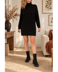 Robe pull noire Jenna