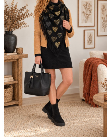 Sac à main noir Vikie