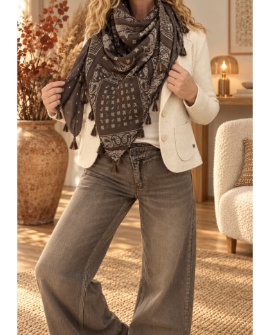 Echarpe patchwork Hollie