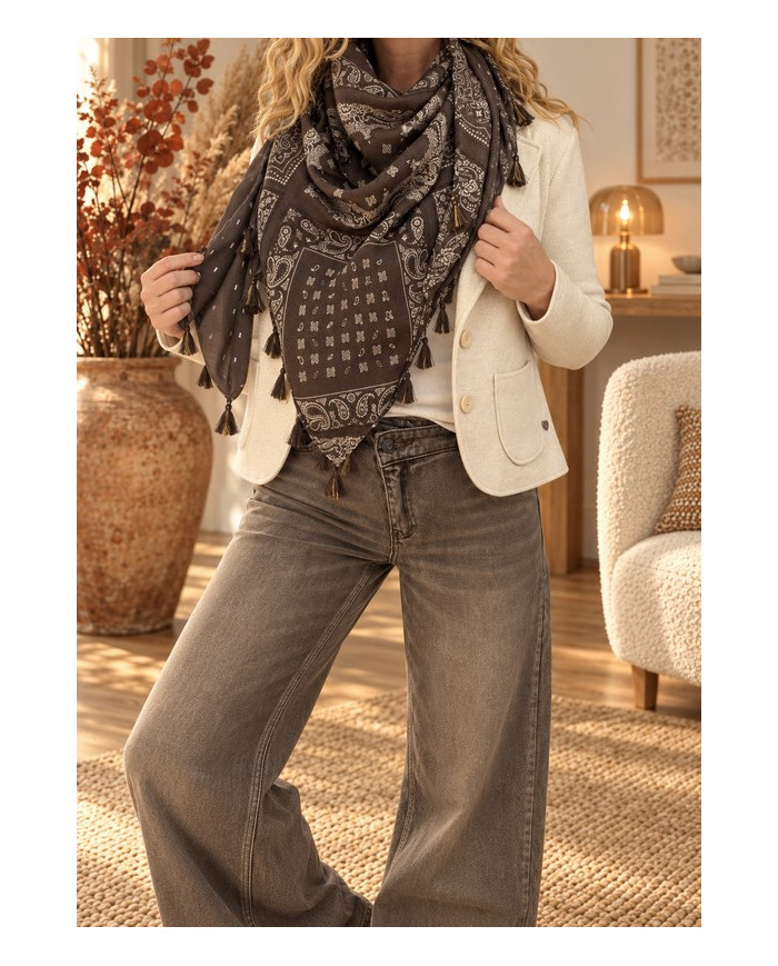 Echarpe patchwork Hollie