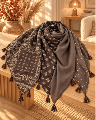 Echarpe patchwork Hollie