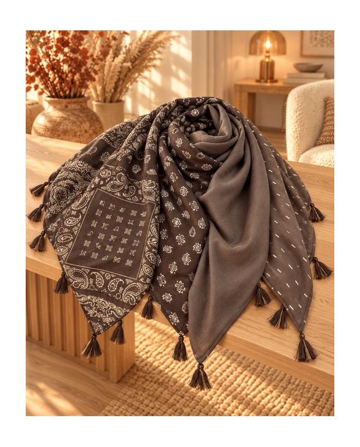 Echarpe patchwork Hollie