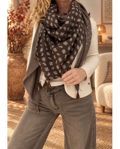 Echarpe patchwork Hollie