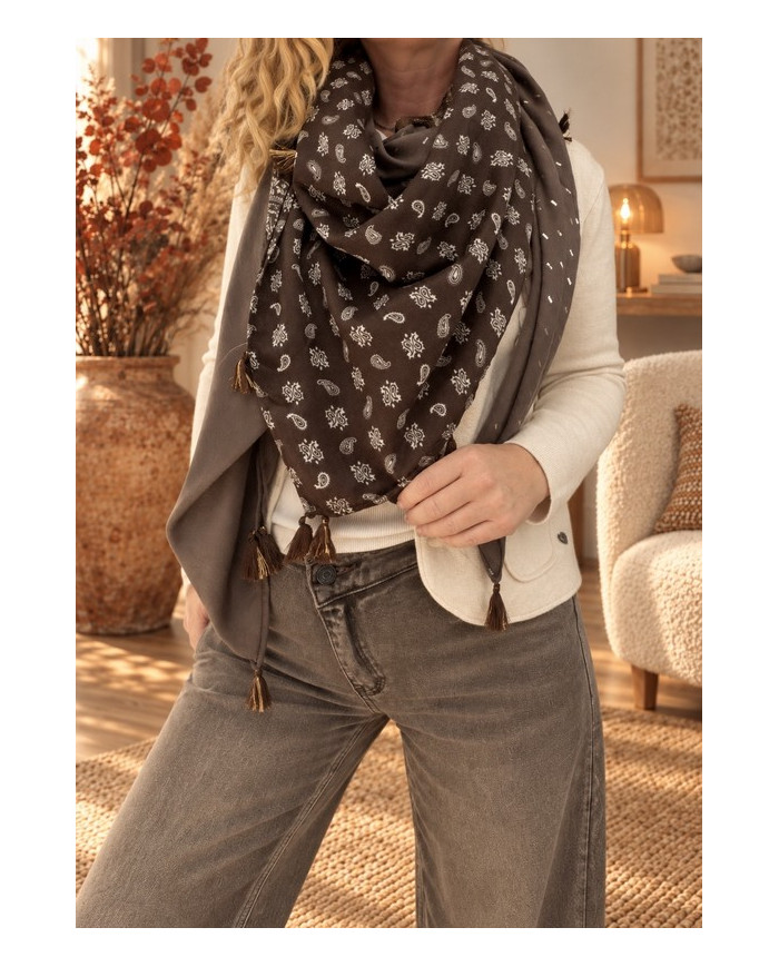 Echarpe patchwork Hollie