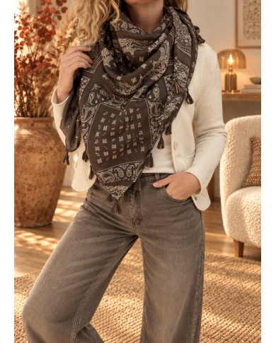 Echarpe patchwork Hollie