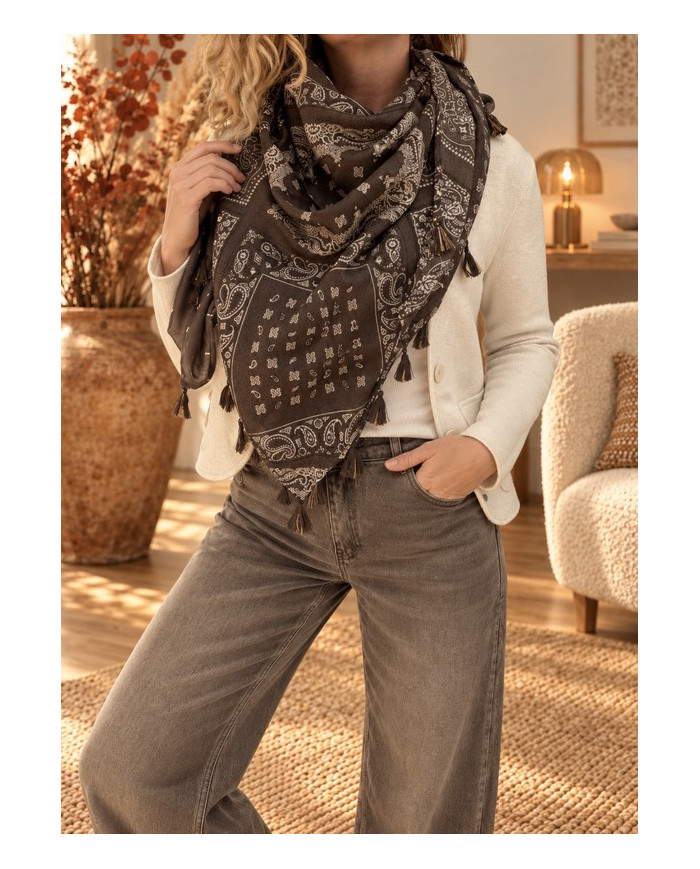 Echarpe patchwork Hollie