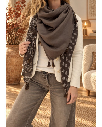 Echarpe patchwork Hollie