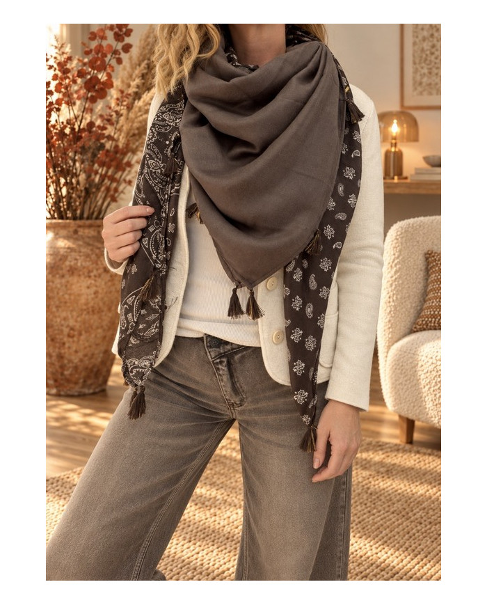 Echarpe patchwork Hollie