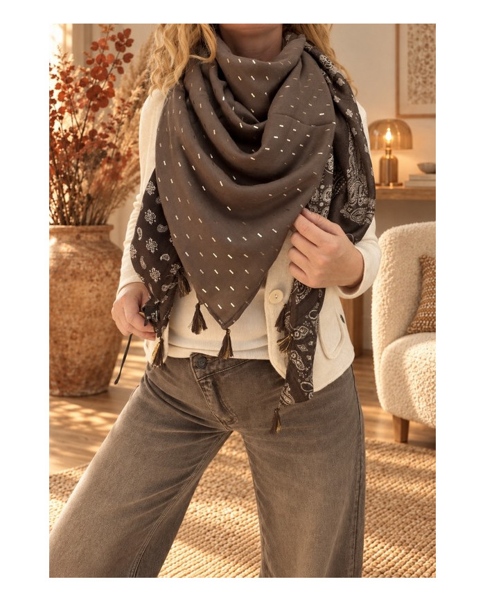 Echarpe patchwork Hollie