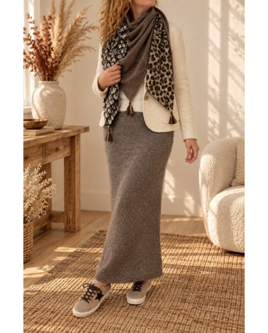 Écharpe patchwork Yasna