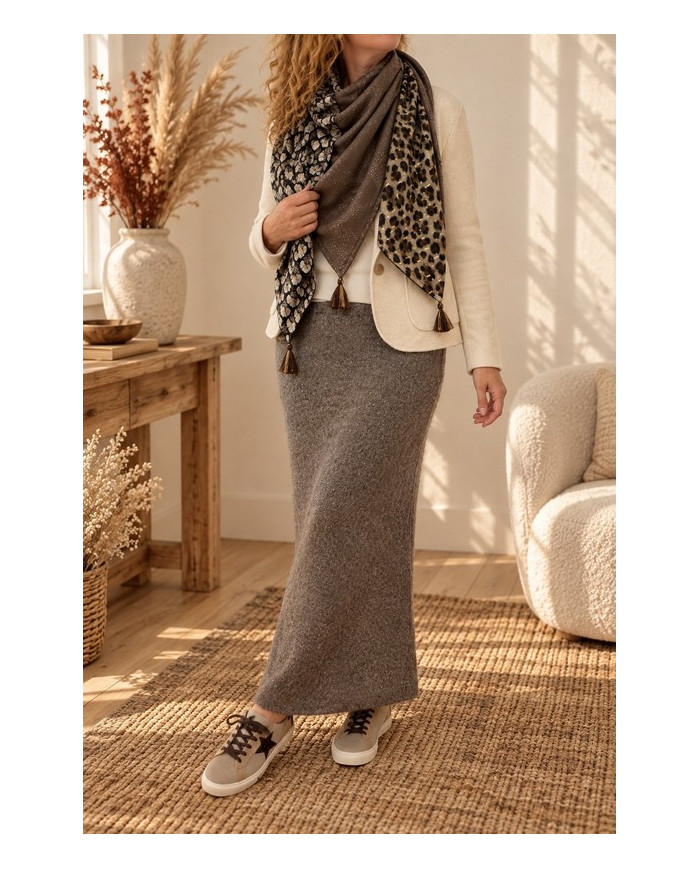Écharpe patchwork Yasna