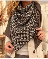 Écharpe patchwork Yasna