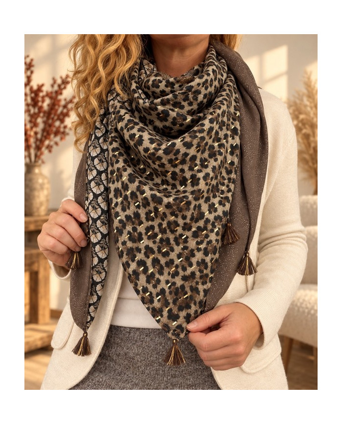 Écharpe patchwork Yasna